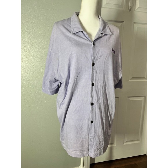 LSU Chillwear Button-Up Performance‎ Shirt Men's XL - Picture 3 of 10
